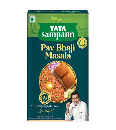 Tata Sampann Pav Bhaji Masala with Natural Oils, Crafted by Chef Sanjeev Kapoor, 100g X 3 PACK