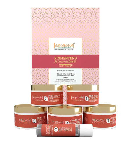 Aryanveda De-Pigmentation Facial Kit for Glowing Skin 260 gm (Fs)