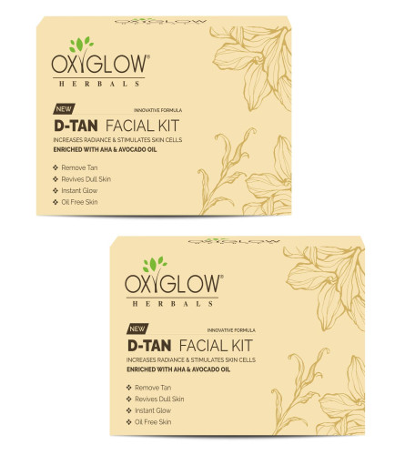 OxyGlow D-Tan Facial Kit 50 Gm(Pack of 2) Fs