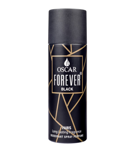 Oscar Forever Black Deodorant Spray Perfume 150 ml (pack of 2) free shipping