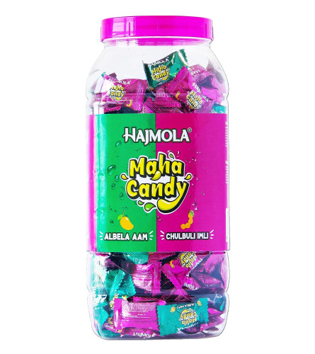 Dabur Hajmola Maha Candy Aam/Imli Jar - 500 candies ( 100 Aam + 400 Imli Candies )
