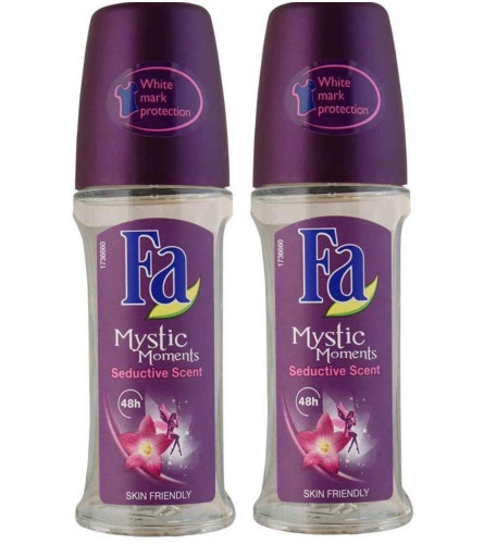 Favon® Fa Mystic Moments Roll On Deodorant (Each 50ml) (Pack of 2 ) Free shipping worldwide