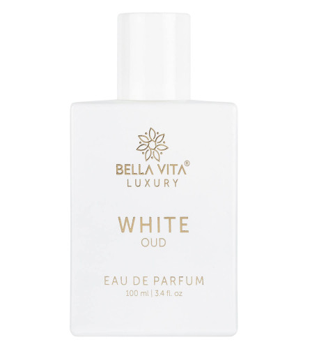 Bella Vita Luxury White Oud Eau De Parfum Unisex Perfume for Men & Women with Orange, Fressia & Tobacco|Woody Long Lasting EDP Fragrance Scent