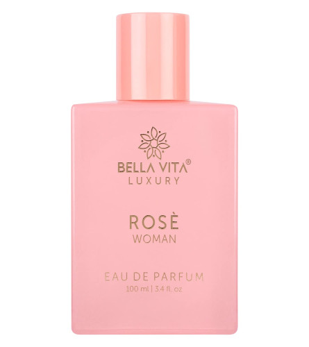 Bella Vita Luxury Rose Woman Eau De Parfum Perfume for Women with Black Currant, Vanilla, Jasmine|Floral & Sweet EDP Long Lasting Fragrance Scent