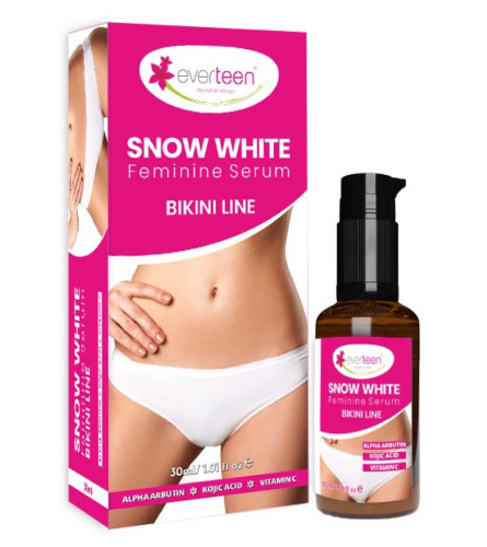 everteen Snow White Feminine Serum Bikini Line for Women - 1 Pack (30ml)