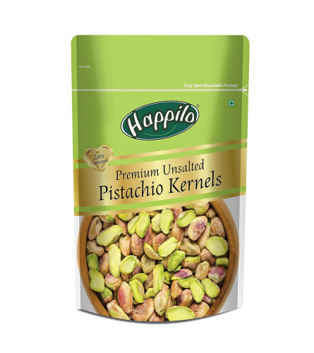 Happilo Premium Unsalted Pistachio Kernels 150g | Super Crunchy & Delicious | No Gluten | No GMO . (Free Shipping)
