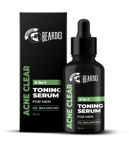 Beardo 2-in-1 Anti Acne Toner + Serum For Men, 30 ml (Fs)