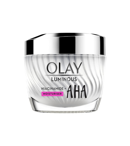 Olay Luminous Niacinamide + AHA Face Cream Moisturizer Reduce Acne Marks Skin Care 50 g ( Free Shipping )