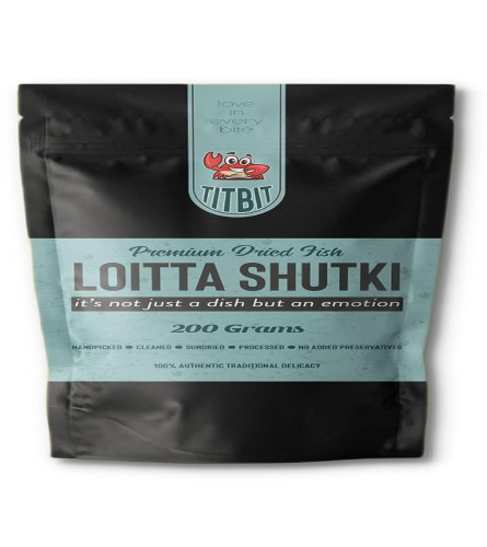 Tit Bit - Premium Dry Fish - Loitta Shutki (Bombay Duck) 200 GM