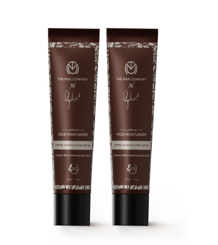 The Man Company Caffeine Face Moisturiser (Buy 1 Get 1 Free) with Coffee Arabica & Shea Butter |Provides Soft,Smooth & Hydrated Skin | Removes Hyperpigmentation | Nourishment - 30gm*2 ( Free Shipping )