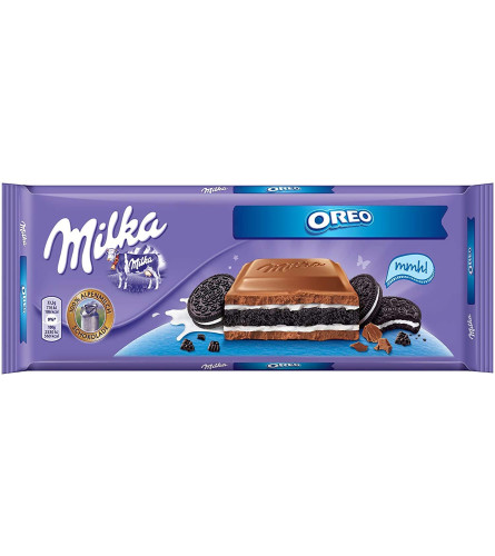 Milka Alpine Milk Chocolate with Oreo, 300 GM Free shipping world