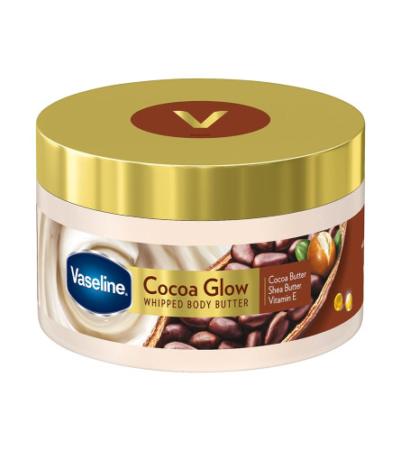 Vaseline Cocoa Glow Whipped Körper Butter, 180 g (kostenloser Versand)