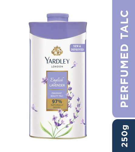 Yardley London Englischer, mit Lavendel parfümierter Talk für Frauen 250 gm (Kostenloser Versand)