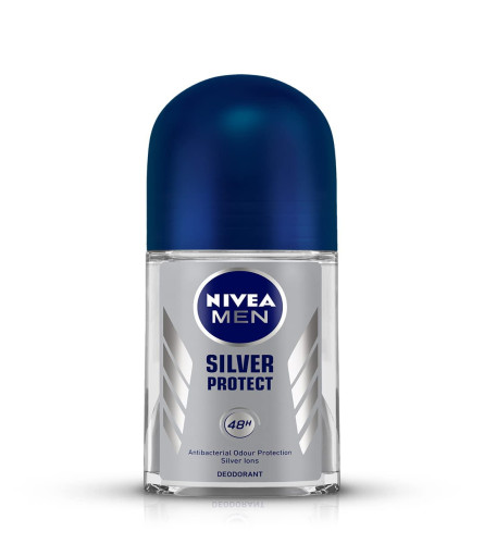 NIVEA MEN Silver Protect Roll On, 50ml ( Free Shipping )