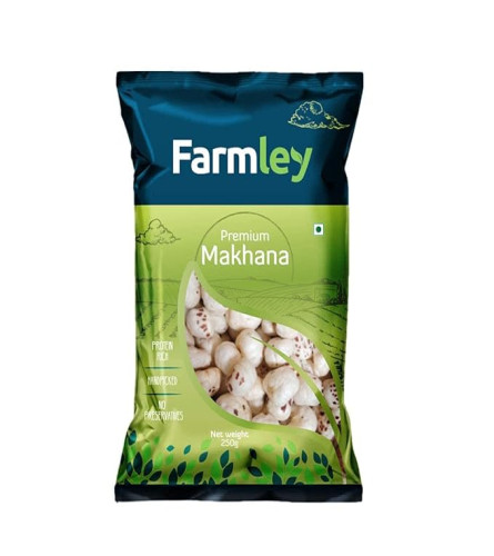 Farmley Premium Phool Makhana Lotus Seeds (Makhana) - 250g Pack ( Free Shiping )