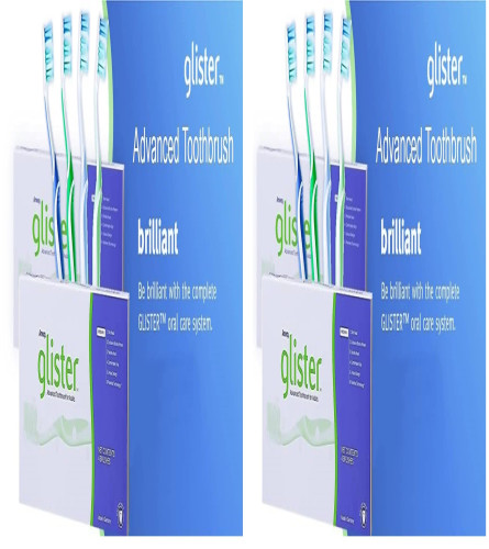 Amway Glister Advanced Zahnbürste für Erwachsene – Mehrfarbig (8er-Pack)