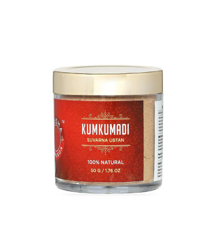 Shesha Ayurveda Kumkumadi Suvarna Ubtan zur Gesichtsaufhellung 50 gm (Kostenloser Versand)