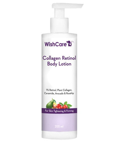 WishCare Kollagen-Retinol-Körperlotion zur Hautstraffung und -festigung 200 ml