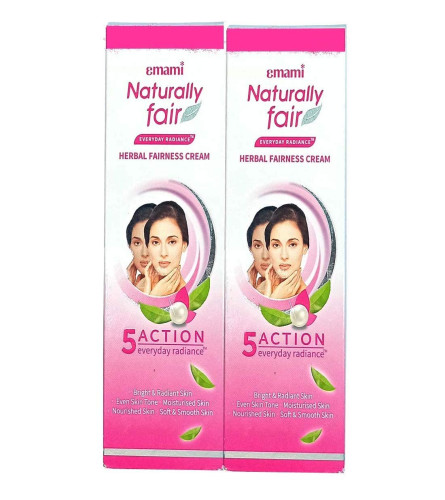 Emami Naturally Fair Fairness Cream 50 ml (2er-Pack) Kostenloser Versand