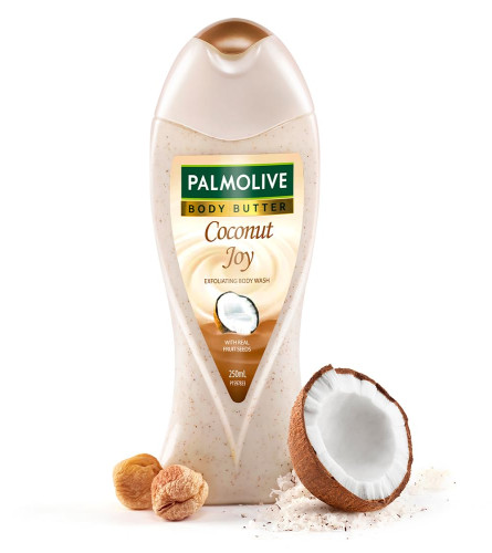 palmolive-coconut-jojoba-butter-apricot-coconut-joy-body-wash-exfoliating-moisturizing-youthful-skin-no-paraben-silicones-ph-balanced-body-wash-250ml-free-shipping-
