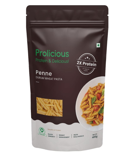 prolicious-high-protein-penne-durum-wheat-pasta-400-grams-free-shipping-world