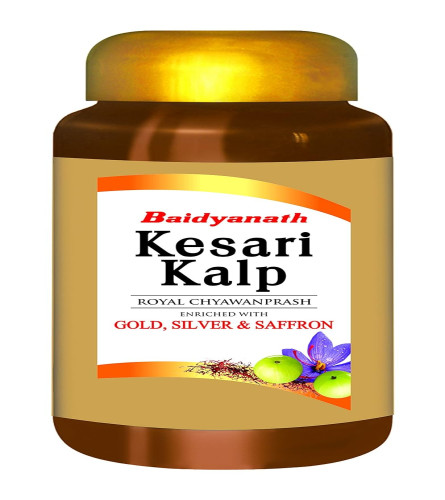 baidyanath-kesari-kalp-royal-chyawanprash--500g--promotes-vitality-strength-stamina-in-adults-and-elderly-revitalizer-enriched-with-gold-and-saffron-free-shipping-worldwide