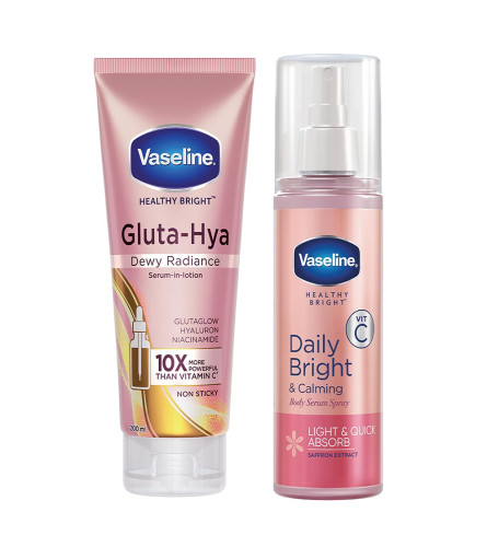 vaseline-gluta-hya-dewy-radiance-200ml-vaseline-daily-bright-calming-body-serum-spray-180ml-free-shipping-worldwide-
