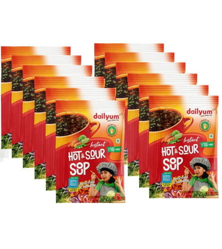 dailyum-instant-hot-n-sour-sip-a-soup-pack-of-12-single-serve-sachet-just-boil-stir-sip-10g-each-100-natural-no-msg-no-chemical-preservatives-no-artificial-flavours-free-world-wide-shipping