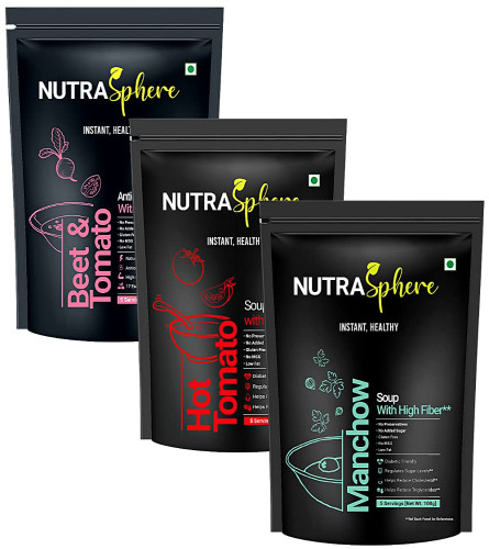 nutrasphere-tomato-beetroot-manchow-healthy-soup-packets-combo-high-fibre-diabetic-friendly-high-protein-no-msg-instant-preservative-free-sugarfree--5-sachet-each-free-world-wide-shipping