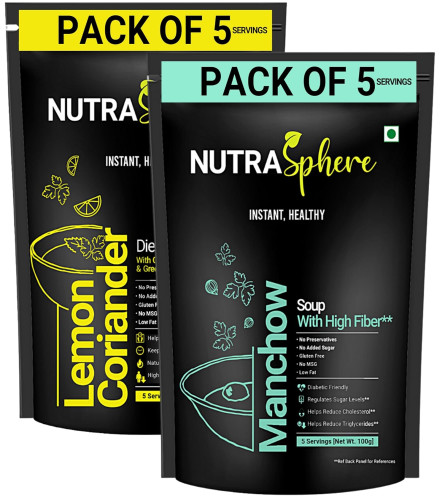 nutrasphere-diet-lemon-coriander-manchow-soup-high-fibre-packets-combo-instant-natural-preservative-free-no-msg-sugarfree-gluten-free--5-sachet-each-free-world-wide-shipping