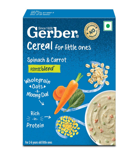 gerber-cereals--spinach-carrot-instant-cereal-for-little-ones-with-iron-omega-3-rich-in-protein-with-vit-a-c-d-zinc-no-added-colours-or-flavours-300g-free-shipping-worldwide-