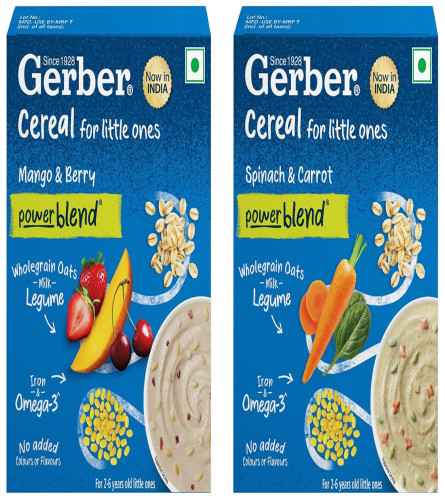 gerber-cereals-for-2-6-year-old-kidsmango-berry-spinach-carrot-combo-pack--300g-300g-free-shipping-worldwide-
