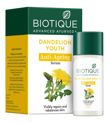 Biotique Dandelion Youth Anti-Ageing Serum 40ml x 2 pack (free shipping)