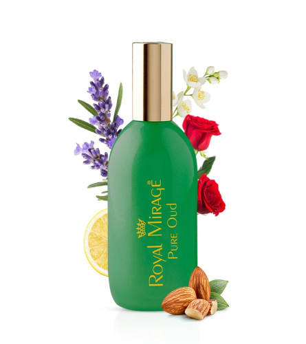 Royal Mirage Pure Oud Eau De Cologne - Unisex Perfume 120 ml