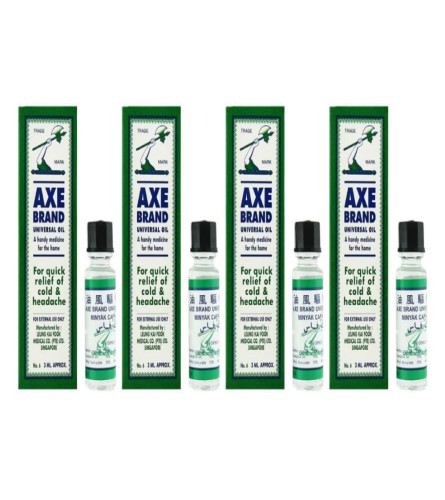 Axe Brand Universal Oil 3 ml (Pack of 4)
