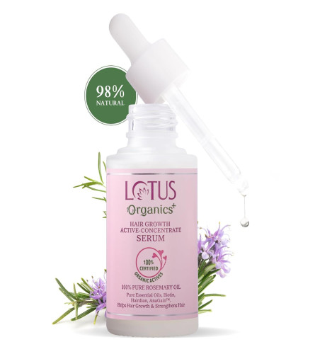 Lotus Organics+ Hair Growth Active Concentrate Serum 28ml - free shipping