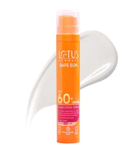 Lotus Herbals UltraRx Sunscreen Serum SPF 60+ PA++++ 50ml - FREE SHIP