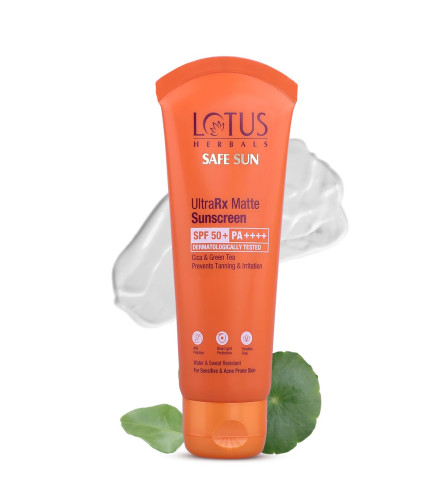 Lotus Herbals Safesun UltraRx Matte Sunscreen SPF 50 PA++++ 50gm - free ship