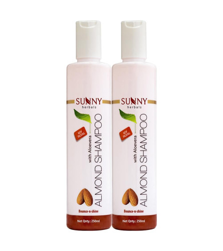 Sunny Almond Shampoo For Women & Men 250 ml (Pack of 2)