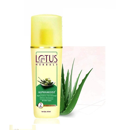 Lotus Herbals Alphamoist Alpha Hydroxy Skin Renewal Oil-free Moisturiser 170ml - free ship
