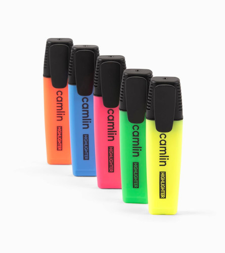 Camlin Highlighter Pen 10 Shades, Multicolor