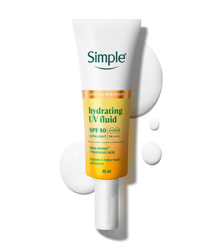 Simple Hydrating UV Fluid |SPF 50 PA++++ 40 ml - free shipping