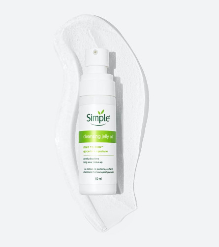 Simple Kind To Skin Cleansing Jelly Oil 50ml - free shipping