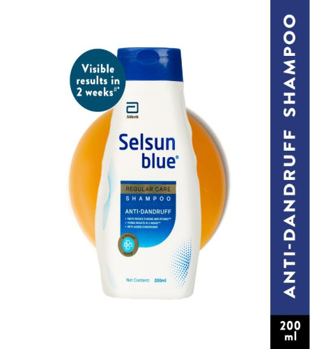 Selsun Blue Regular Care Anti-Dandruff Shampoo for Men and Women 200 ml