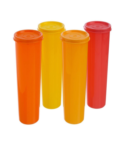 Tupperware Polypropylene Tumbler Set (Multicolour, 470 ml) - Pack of 4