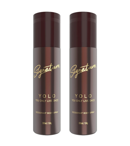 Signature Yolo Deodorant 200 ml (Pack of 2)