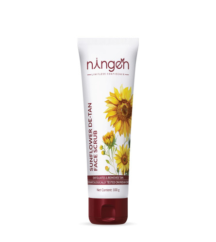 Ningen Sunflower De-tan Scrub 100 gm (free shipping)