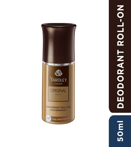 Yardley London Original Deodorant Roll-On For Men 50 ml (Pack of 2)