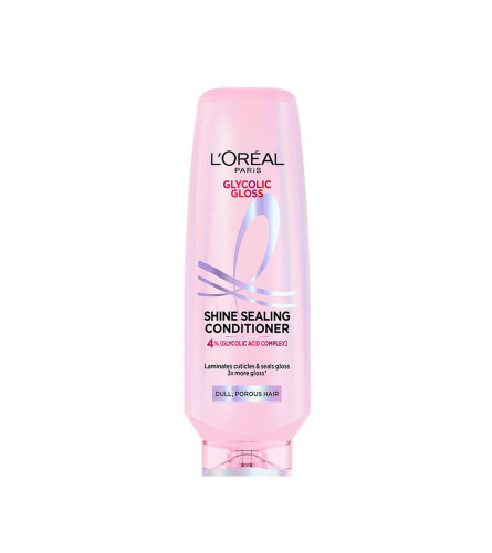 L’Oréal Paris Glycolic Gloss Shine sealing conditioner 175 ml (Pack Of 2)