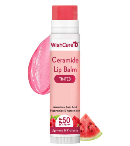 WishCare Tinted Ceramide Lip Balm 5 gm (Pack of 2)